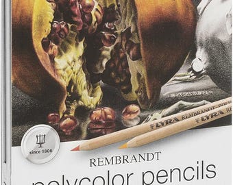 LYRA Rembrandt Polycolor Set 12 Metal Box  | High Quality | Made in Germany
