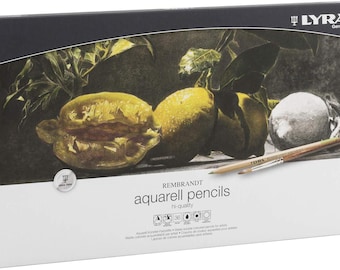 LYRA Rembrandt Aquarell Pencils Set 36 Metal Box  | High Quality | Made in Germany