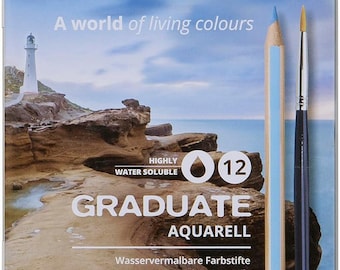 LYRA Graduate Aquarell Set 12 Metal Box  | High Quality | Made in Germany
