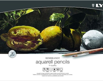 LYRA Rembrandt Aquarell Pencils Set 72 Metal Box  | High Quality | Made in Germany