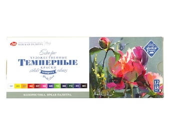 Tempera Set "Master Class" Coloristics. Vibrant Palette, 12 pcs x 18 ml, cardboard by Nevskaya Palitra St.Petersburg