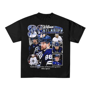 William Nylander Tee, Fan Apparel, Gift for Sports Lovers, Casual Wear, Vintage Graphic T-Shirt