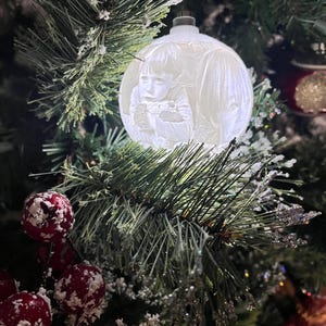 Multiple Photo Lithophane Ornament