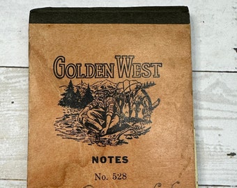 1942 Vintage Small Notebook of soldier - Golden West, vintage, handwritten World War, Manila