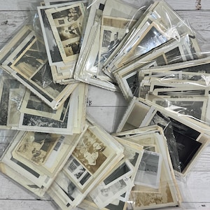 Grab Bag! 40+ each B&W/Sepia Photos - snapshots, vintage, antique, old, mixed media