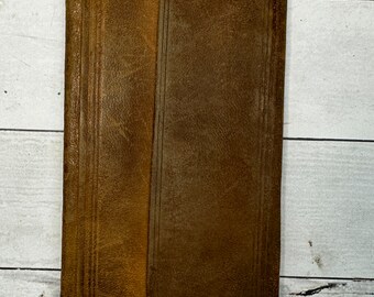 1872 Personal Ledger book / Notebook - vintage, antique, handwritten