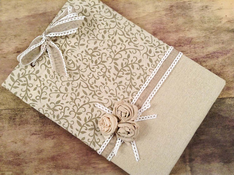 Wedding Guest Book Rustic Guest Book Victorian Guest Book Etsy