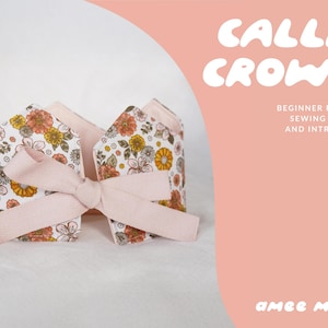 Callie Crown PDF Pattern: Reversible Kids Crown - Beginner Sewing