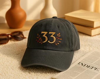 Geborduurde Clair Obscur Expedition 33-hoed: gamercadeau