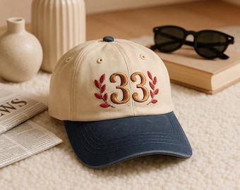 Geborduurde gamerhoed: Clair Obscur Expedition 33 - Washed Dad Cap