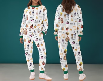 Hamilton Musical Pajamas Set For Women And Kids, Broadway Inspired Tracksuit, Rise Up Loungewear Set, Theater Gift for Fans, Cozy Stage Wear