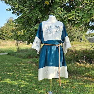 Viking Tunic, Linen Medieval Tunic, Made To Order, Norse, LARP Tunic