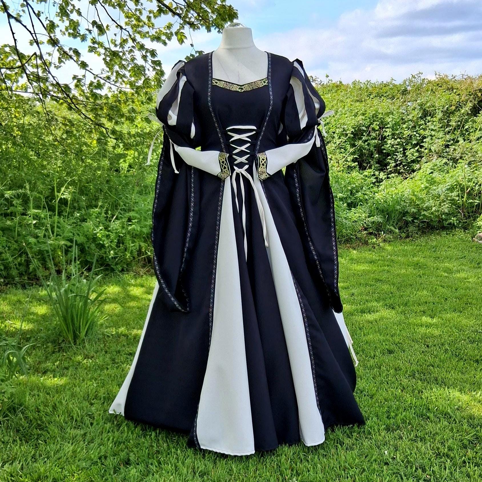 plus size black victorian dress Victoria Maxi Message for measurements guide Cider Women Tweed Dress toB Women's size:14