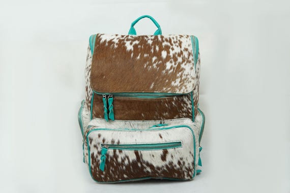 Handmade Cowhide Leather Backpack – Genuine Western Travel  display picture 1