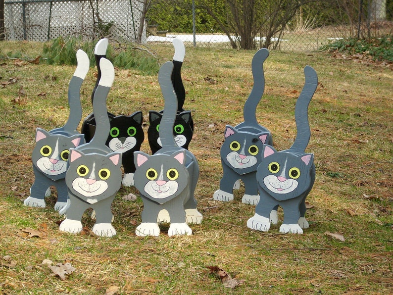 Cat Planter Box Etsy