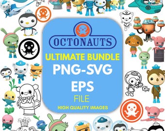Octanauts png Mega,High Quality Octanauts Png,Octanauts Birthday png,Octanauts png For Cricut,Octanauts Font,Instant Download