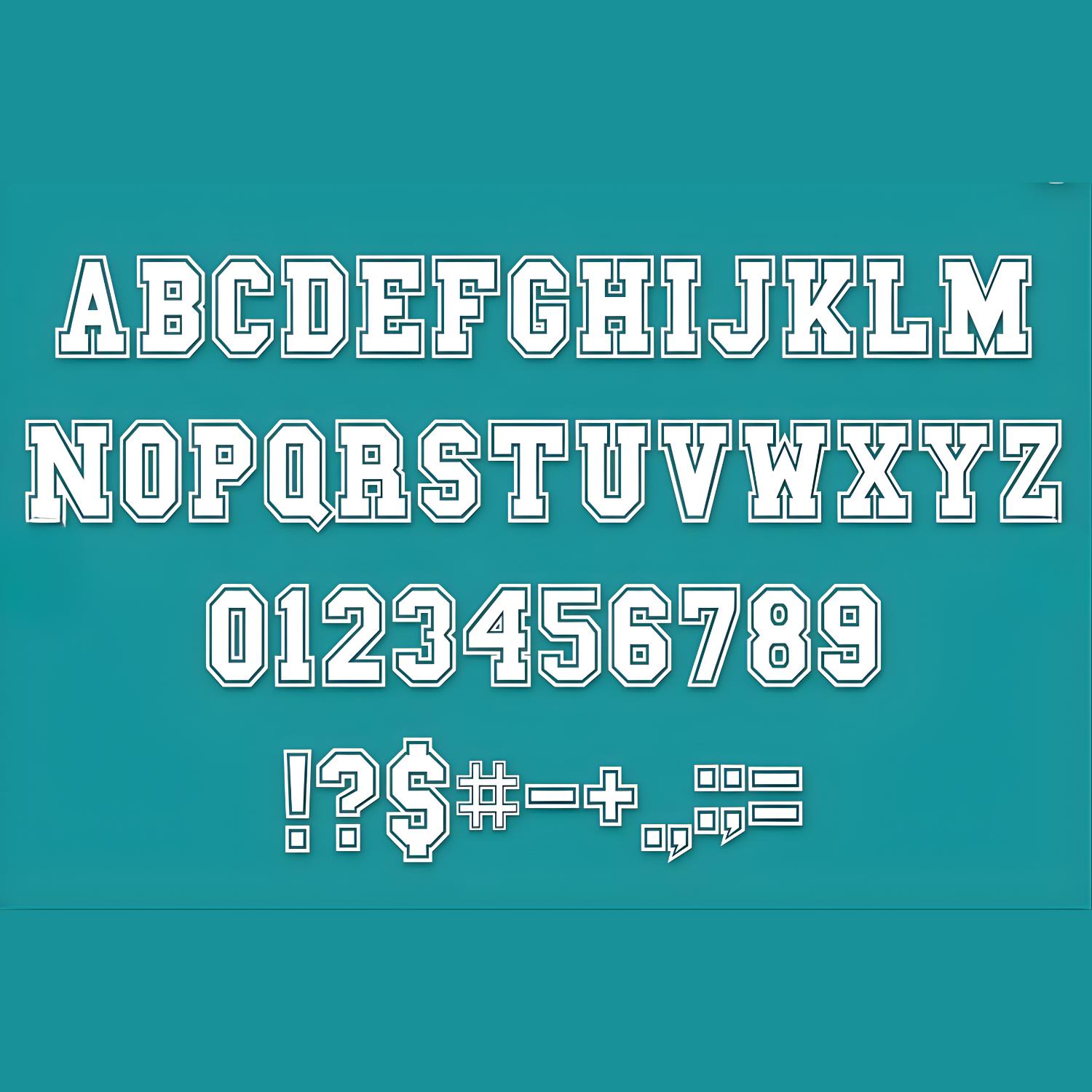 Varsity Font Svg, Jersey Font Svg, Sports Svg Alphabet, Varsity Letters ...