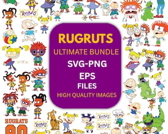 Rugrats clipart,rugrats png files,png for cricut,nickelodeon svg,Digital Download,Rugrats Silhouette Cut Files,Rugrats Clipart,Sublimation
