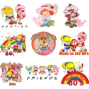 Cartoon 80&#39;s Bundle Png, Cartoon Png, Cartoon Friends Png, Made In 80&#39;s Png