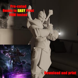 Shen League of Legends Pre-cuted EASY PRINT model
