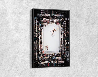 Victoria por nocaut de Muhammad Ali, póster de Muhammad Ali, impresión de Muhammad Ali, arte mural de Muhammad Ali, póster deportivo vintage, póster de boxeo vintage