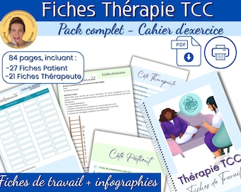 Recueil de Fiches TCC | Outils pour Psychologues et Thérapeutes | Workbook Clinique PDF | Ressources Thérapie Cognitive