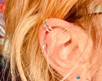 Sterling silver ear cuff