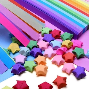 Etoiles en papier | 10 000 étoiles en papier origami – faites main pour des événements spéciaux et des célébrations festives