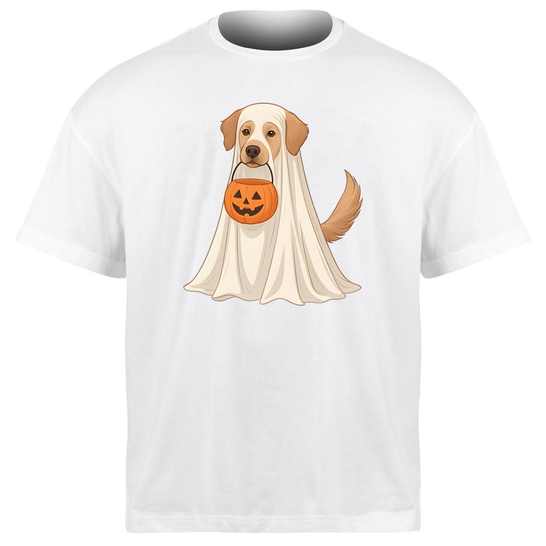 Halloween Golden Retriever Ghost Dog PNG - Digital Download - Etsy