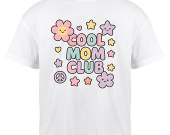 Retro Mom Club PNG - Pastel Graphic T-Shirt - Digital Download