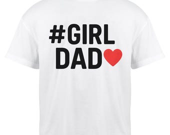 GirlDad PNG: Diseño minimalista de sublimación para el Día del Padre - Descarga digital