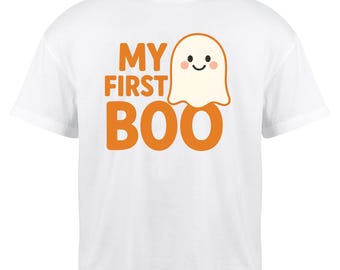 Baby's First Halloween Ghost PNG: My First Boo Design - Digital Download