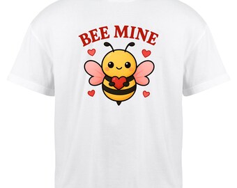 Bee Mine Valentine PNG Cute Bee Clipart Digital Download