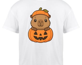 Disfraz de calabaza de carpincho para Halloween PNG - Descarga digital