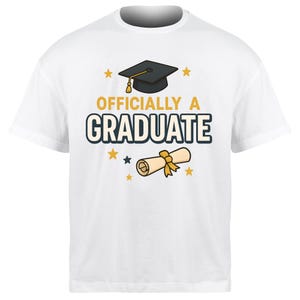Graduación PNG – Diseño digital oficial de graduado – Camiseta imprimible de regalo de la generación 2025