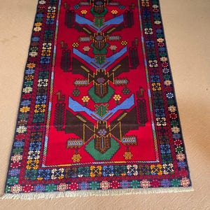 Handmade Oriental Carpet | Traditional Wool Rug | Unique Artisan Area Rug | Natural Fiber Carpet | Wool Rug for Living Room or Bedroom