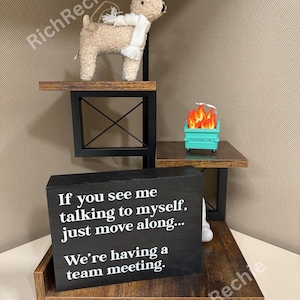 3 Tier Wooden Desk Shelf Organizer | Desktop Organizer | Small Bookshelf | Storage Shelf Riser | Display Stand | Storage Shelf | Plant Stand