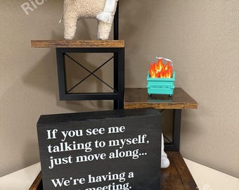 3 Tier Wooden Desk Shelf Organizer | Desktop Organizer | Small Bookshelf | Storage Shelf Riser | Display Stand | Storage Shelf | Plant Stand