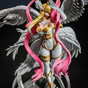 Angewomon 3D Druck Figur STL Modell, Anime Sammlerstück (Digitaler Download)