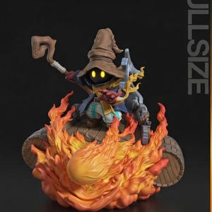 ビビ・オルニティア STLモデル：ファイナルファンタジー ジオラマフィギュア（3Dプリント）