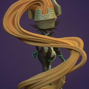 Imp Midna The Legend of Zelda STL Model for Printer Figure 3D Printing - High Quality Diorama