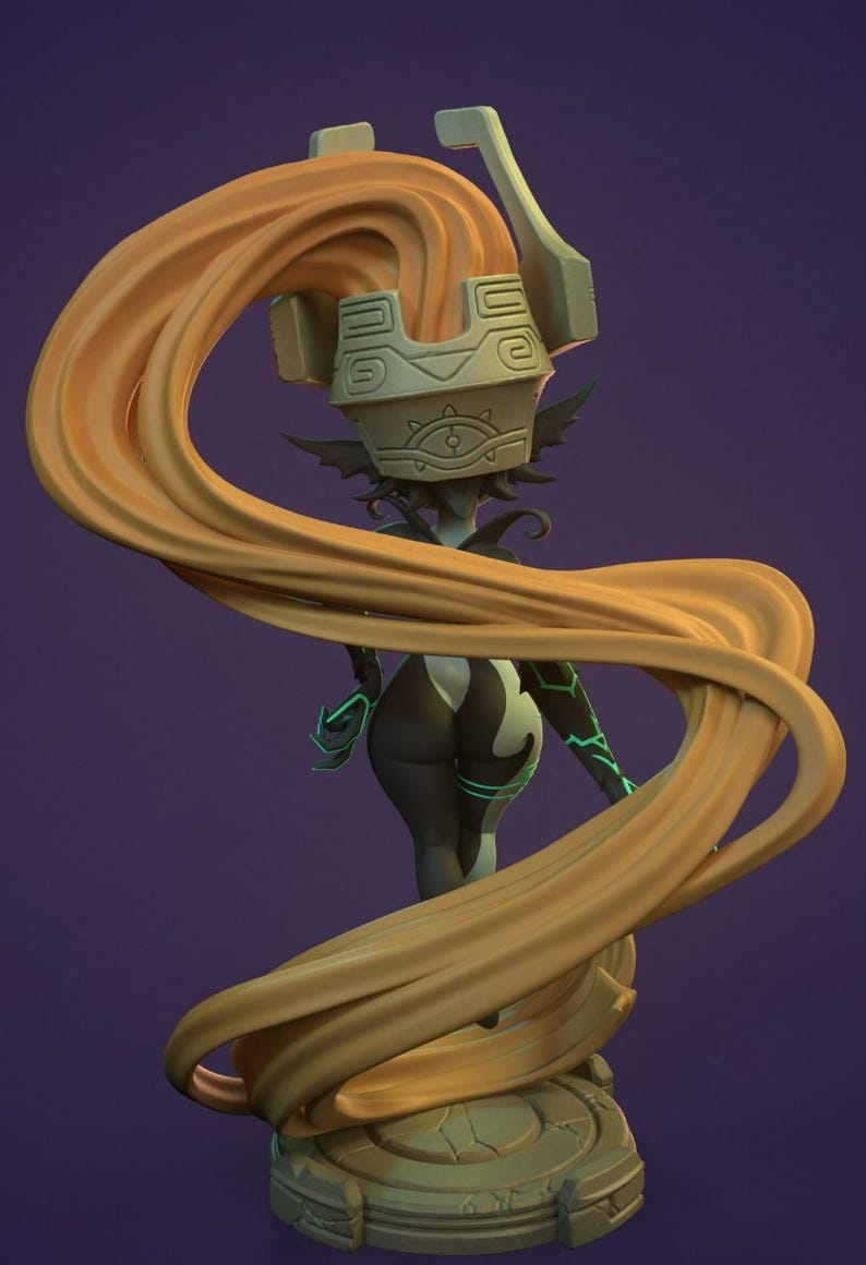 Imp Midna The Legend of Zelda STL Model for Printer Figure 3D Printing - High Quality Diorama