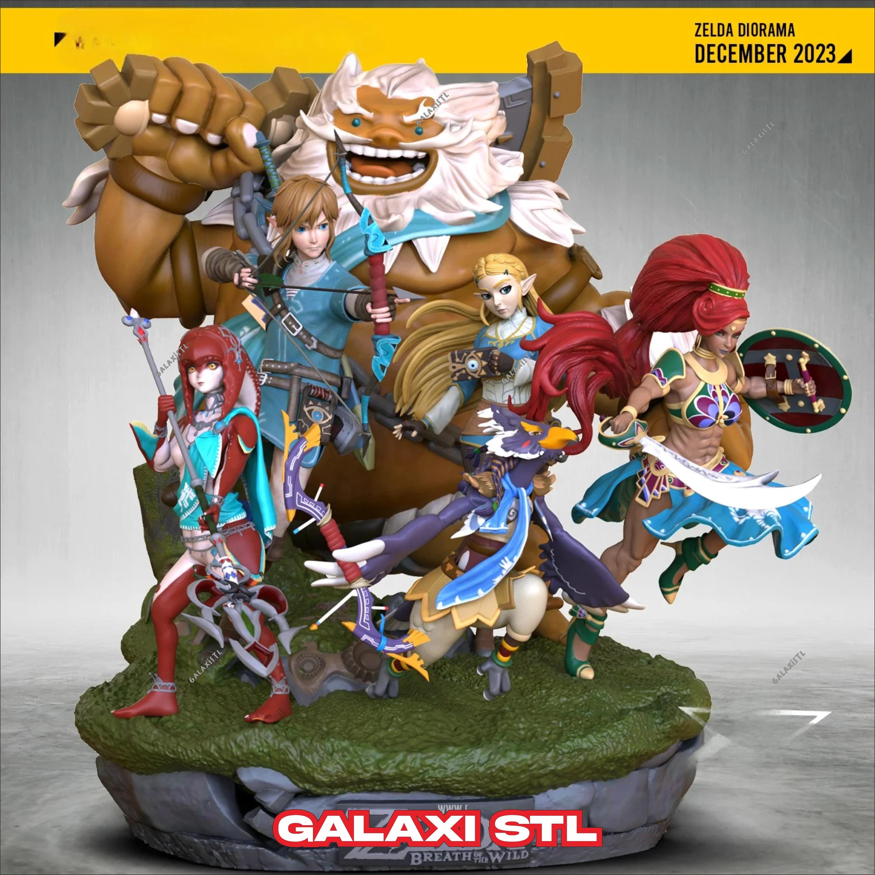 ゼルダの伝説 Wake-STUDIO リンク ミドナ フィギュア Wake Studio