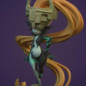 Imp Midna The Legend of Zelda STL Model for Printer Figure 3D Printing - High Quality Diorama