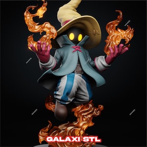 Final Fantasy STL Vivi Extara 3D Printable Model Figure – High Quality Diorama for 3D Printing Fans