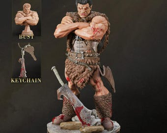 Zodd From Berserk STL Model: 3D Printable Figure (Digital Download