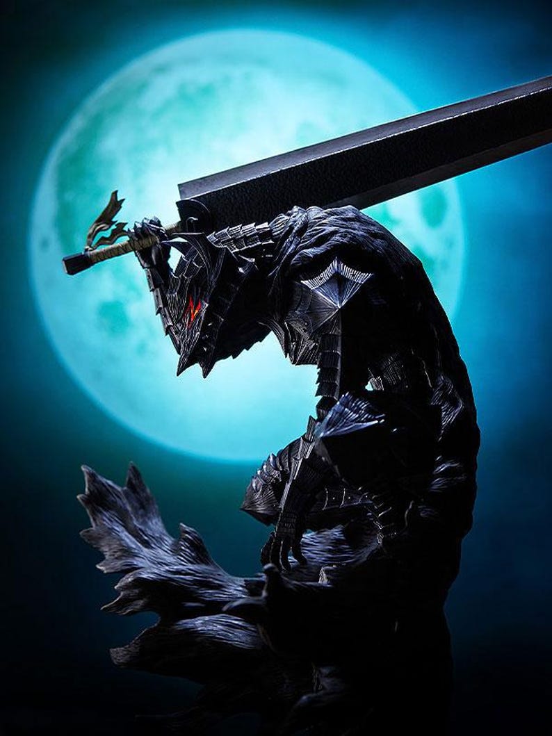 Gust Full Armor Berserk STL Model for Resin Printer Figure 3D Printing - High Quality Diorama