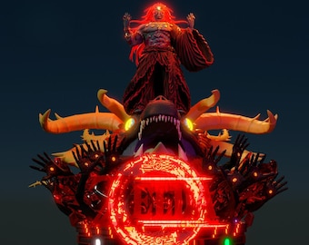 Ganondorf STL Model: Legend of Zelda 3D Printer Figure (Digital Download