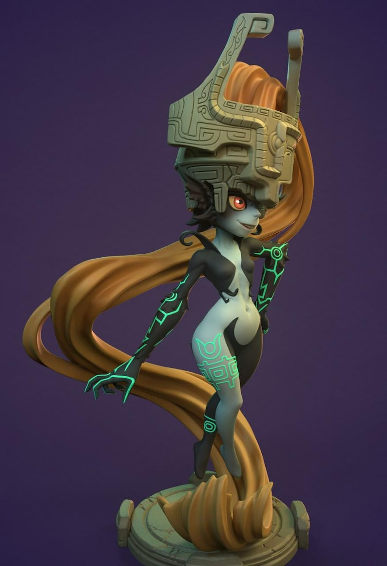 Imp Midna The Legend of Zelda STL Model for Printer Figure 3D Printing - High Quality Diorama