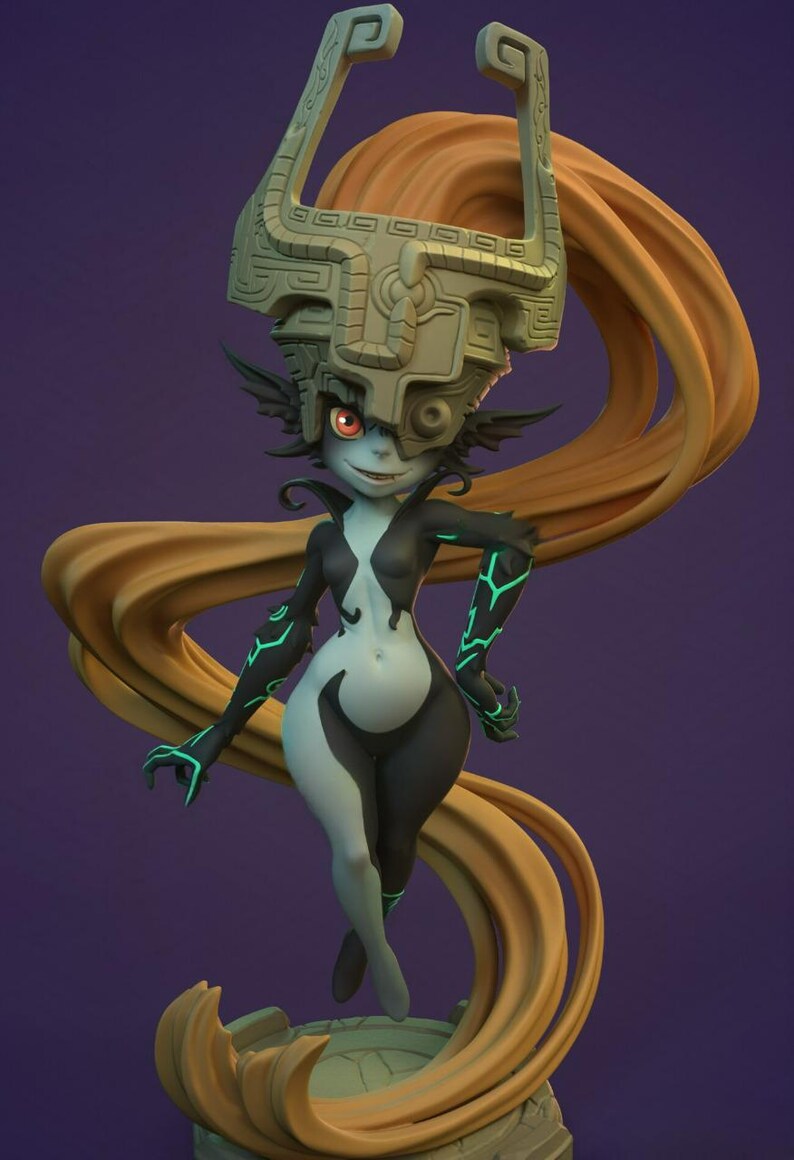 Imp Midna The Legend of Zelda STL Model for Printer Figure 3D Printing - High Quality Diorama